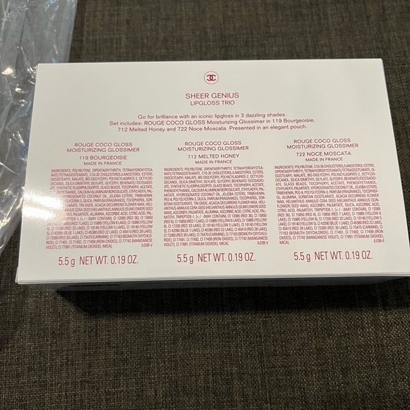 SOLD: Chanel Holiday Lipgloss Trio Sheer Genius NWT. - Picture 6 of 15